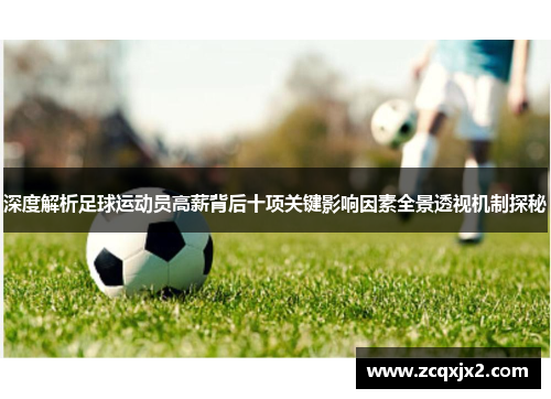 深度解析足球运动员高薪背后十项关键影响因素全景透视机制探秘